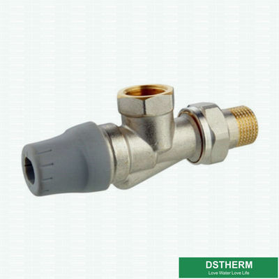 Kundengebundene schwerere Art Verbands-männlich-weibliches Ellbogen-Grey Classic Heating Brass Thermostatic-Heizkörper-Ventil