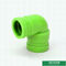 Grüne Plastikwasserleitungs-Größe 20-160mm für industrieller Flüssigkeits-Transport-gleichen Ellbogen