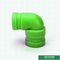 Grüne Plastikwasserleitungs-Größe 20-160mm für industrieller Flüssigkeits-Transport-gleichen Ellbogen