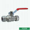 PEX-Rohr-Ventil-Messingfarbmittleres Gewichts-Wasser-fertigte Lieferungskugelventil geschmiedetes Messingkugelventil besonders an