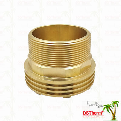 Messing Gewindehülsen mit Innen- und Außengewinde CW617N für Ventile, höhere Wärmeleitfähigkeit, Korrosionsbeständigkeit