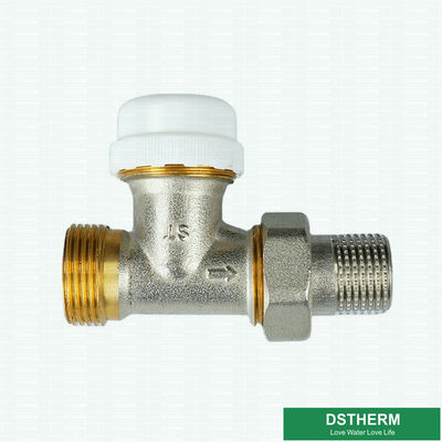 Kundengebundene schwerere Art männlich-weibliches Verbands-Grey Classic Heating Brass Thermostatic-Heizkörper-Ventil