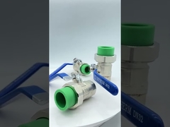 Doppel-Kugelhahn aus Messing mit Innengewinde, volle Größen, schneller Durchfluss