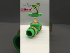 PPR Drei-dimensionale Doppelverbindung Kugelventil freigelegte Installation