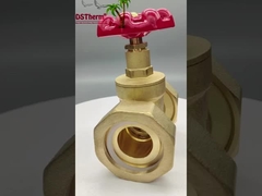 Messing Union Gate Ventil mit rotem Gusseisen Greifer Hochstrom 1/2 