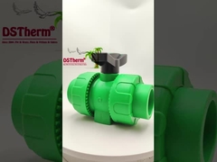 Sperrkugel PPR Doppelverbindungskugelventil mit Plastikkugel S2.5 20-63MM