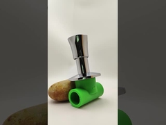 Ppr Verchromtes Absperrventil mit rutschfestem Griff für Rohrleitungen 20-40mm, Größe anpassbar