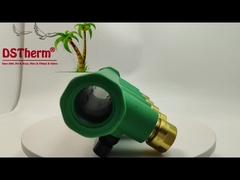 PPR Messing Blau 5 Wege Vervielfältigungen angepasste Farbe und Logo 20mm