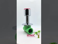 Ppr-Chromverschlussventil mit rutschsicherem Griff, geringe Wartung 20-32 mm anpassbare Größe