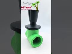 Ppr Schwarzplattiertes Stoppventil Messingventil Kern Elektrophoretische schwarze Beschichtung