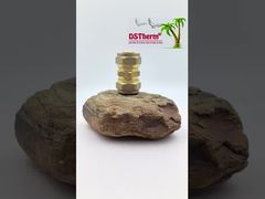 Gleiche Gewindekupplung Pex-Messingbeschläge Messingfarbe Kundenspezifische Logo-Schraubbeschläge mittleres Gewicht