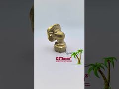 L22MM PEX Messingfittings PN25 105 Grad PEX Messing-Winkel