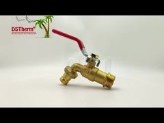 Sehen Sie, warum Sie sich für vergoldete, robuste, klassische Wasserhahnhähne mit rotem Eisengriff und Auslaufhahn 1/2" entscheiden sollten.