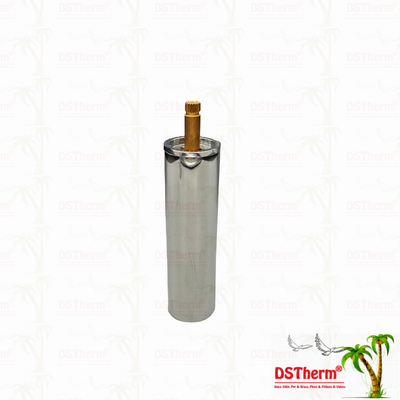 Chromplattierte Ventilpatrone mit Erweiterungshülle 1/2" - 1"