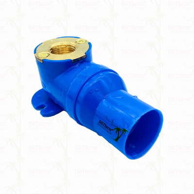 PEX-Fittings Blau PEX Ellbogen Korrosionsbeständig Flexible Installation angepasste Farbe
