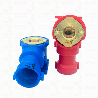 PEX-Fittings PEX-Frauen mit Gewinde-Elbogen Korrosionsbeständig Flexible Installation individuelle Farbe