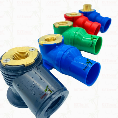 PEX-Fittings PEX-Frauen mit Gewinde-Elbogen Korrosionsbeständig Flexible Installation individuelle Farbe