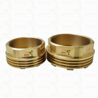 Messing Gewindehülsen mit Innen- und Außengewinde CW617N für Ventile, höhere Wärmeleitfähigkeit, Korrosionsbeständigkeit