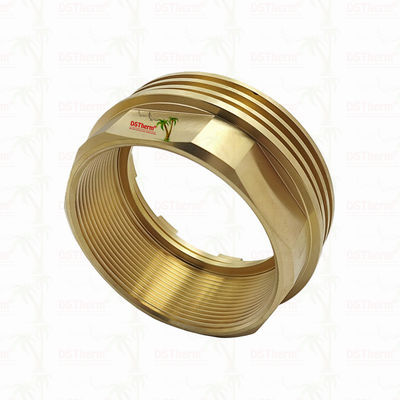 Messing Gewindehülsen mit Innen- und Außengewinde CW617N für Ventile, höhere Wärmeleitfähigkeit, Korrosionsbeständigkeit