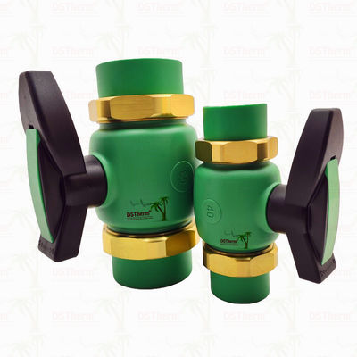PPR-Kugelventil mit Vollbohrung Ppr-Doppelkugelventil 20-63MM