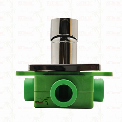 PPR Verchromter 3-Wege-Mischbatterie-Duschventil 20mm 25mm