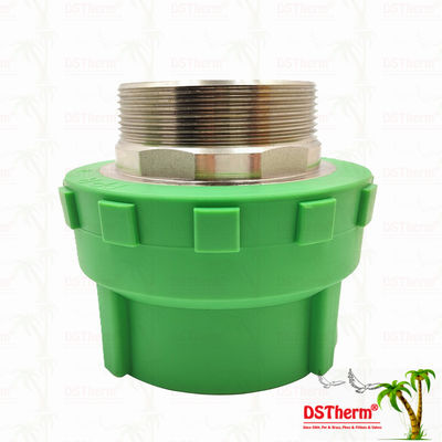 PPR Männliche Garnkopplung Kunststoff PPR Rohrbefestigungen 75 * 2 1/2 "Anpassung Größe