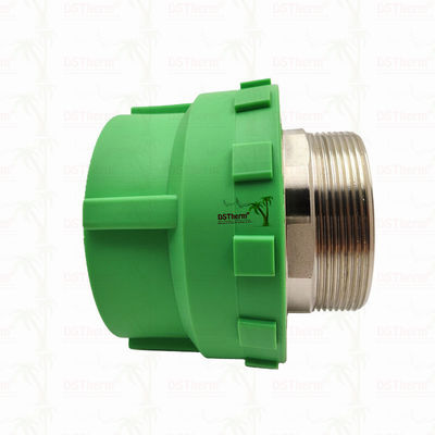 PPR Männliche Garnkopplung Kunststoff PPR Rohrbefestigungen 75 * 2 1/2 "Anpassung Größe