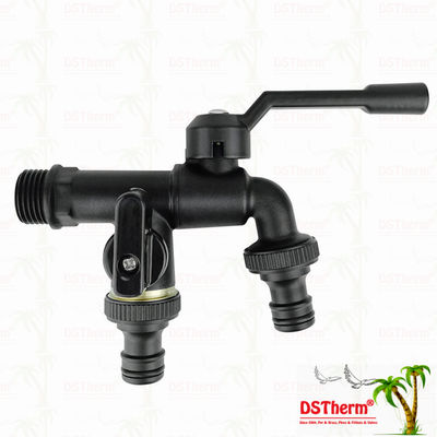 Doppelanschluss Garten Wasserhahn Messing Wasserhahn Messing Wasserhahn Ventil Wasserhahn 1/2"-1"