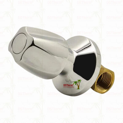 Verchromtes Messing-Absperrventil Globusventil Südamerikanischer Stil A 1/2"-1"