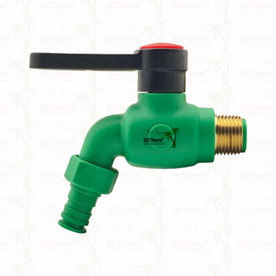 PPR Bibcocks Wasserspritzer Wasserhahn Wasserhahn Spigot angepasste Farbe 1/2 "