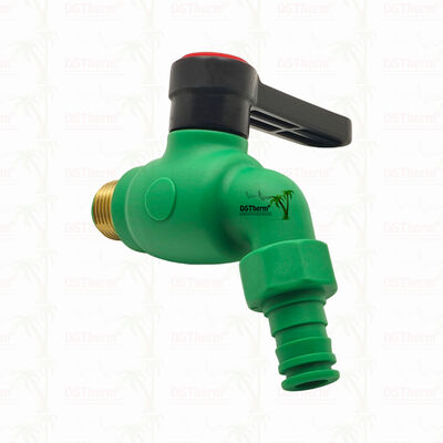 PPR Bibcocks Wasserspritzer Wasserhahn Wasserhahn Spigot angepasste Farbe 1/2 "