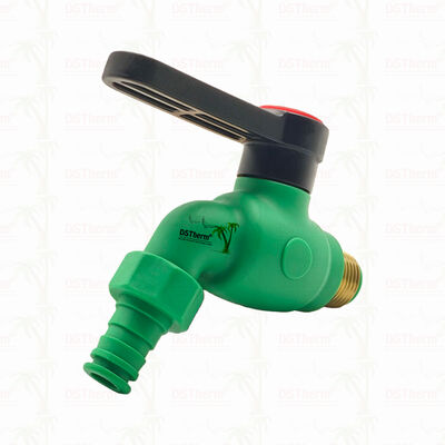 PPR Bibcocks Wasserspritzer Wasserhahn Wasserhahn Spigot angepasste Farbe 1/2 "