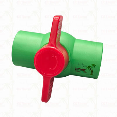 PPR Plastikkugelventil mit Plastikkugel für Sanitärsystem 20-63mm Nullleckage