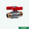 Kundengebundenes Mini Forged Brass Ball Valve-Schmetterlings-Griff-männlich-weibliches verlegtes Messingkugelventil