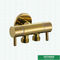 ECKVENTIL-Goldfarbpopulärer Entwurf der Duschkabine-Zusatz-PN25 CW617N Messing