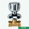 Kundengebundenes Logo Chrome Plated Concealed Water-Rohr-Bronzemessingabstellhahn-Ventil