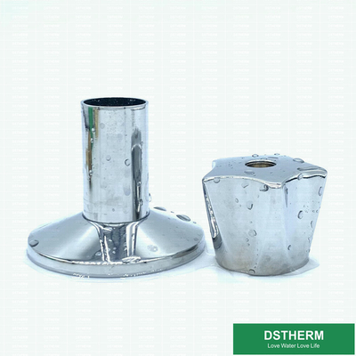 Plum Blossom Chrome Plated Handle für Ventil-Messingpatronen